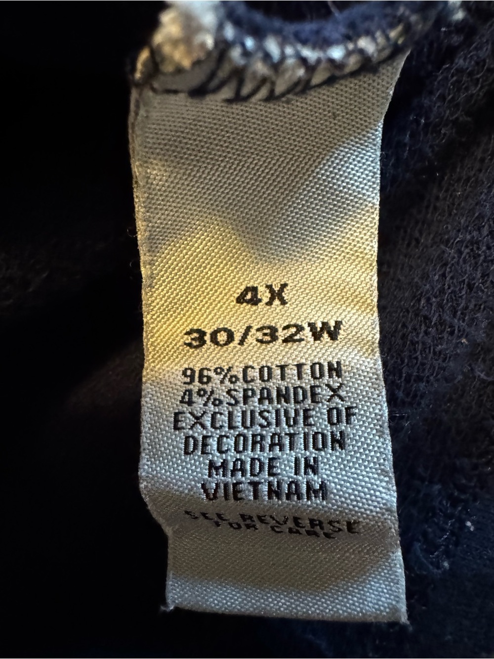 Catherines Navy Jacket with Lime-Green Trim - Picture 4 of 5